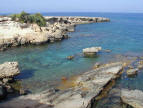 Rocky Cove at Fig Tree Bay in Protaras