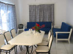 House to rent for holidays on govenors beach in Cyprus - dining room