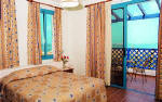 A view of one of banana villa's bedrooms near Coral Bay in Cyprus