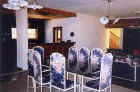 Bougainvillea has a nice big lounge / dining area with good quality furniture and built in bar.