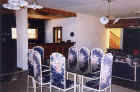 Bougainvillea has a nice big lounge / dining area with good quality furniture and built in bar.