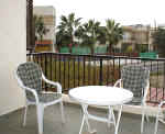Beach View apartment balcony, Limassol in Cyprus