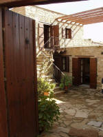Here is the entrance to Cleris house, available for your agrotourism holiday in Tochni.
