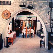 Papadopoulos House in Vavla has a traditional dining room. - click to enlarge.