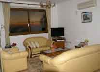 Ellas villa to rent in Kissonerga Paphos, Cyprus on a weekly basis - leather sofas