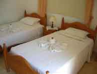 Ellas villa to rent in Kissonerga Paphos, Cyprus on a weekly basis - a twin bedroom