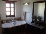 The bathroom at Ayia Anna is as quaint as the house itself