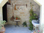 Picturesque plants in the authentic billage house in Kalavassos in rural Cyprus.