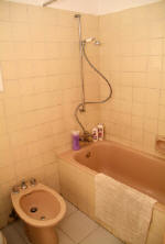 Each apartment has a bathroom with a bath, toilet, bidet and wash basin as well as an extra guest toilet.