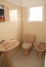 Each apartment has a bathroom with a bath, toilet, bidet and wash basin as well as an extra guest toilet.