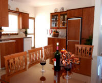 Dining room in a villa in Skoulli near Polis for holiday rental in Cyprus.