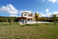 Self catering holkiday villa with large garden, set in orange groves in Cyprus