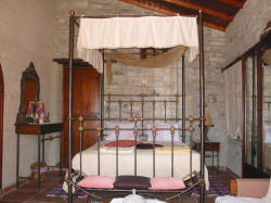 The bedroom of the Superior apartment at Stratos House in Cyprus