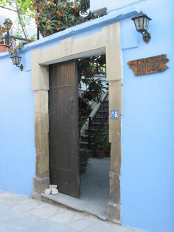 This is where you would enter Stratos House in Cyprus